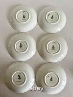 Ensemble de café vintage Royal Doulton motif Nerissa Art Déco pastels en très bon état