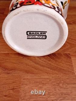 Ensemble de café vintage Sadler - Angleterre - Cafetière - Lait - Sucre - 4 tasses