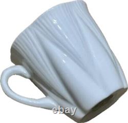 Ensemble de café vintage Shelley White Dainty de 15 pièces 272101 en fine porcelaine d'Angleterre