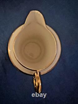 Ensemble de café vintage Syracuse Queen Anne en cobalt et ivoire SANS DÉFAUTS