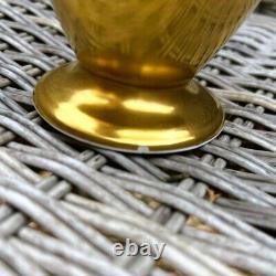 Ensemble de café vintage Victoria Cartwright & Edwards au design Pivoine, Noir et Or