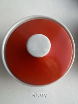 Ensemble de café vintage années 1960 Flower Power 5 tasses et soucoupes rétro