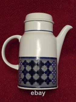 Ensemble de café vintage de 15 pièces en porcelaine Royal Doulton China Tangier en grès de Lambeth