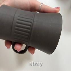 Ensemble de café vintage de 18 pièces Dansk Flamestone marron avec cafetière, crémier et tasse et sous-tasse.