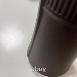 Ensemble de café vintage de 18 pièces Dansk Flamestone marron avec cafetière, crémier et tasse et sous-tasse.