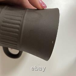 Ensemble de café vintage de 18 pièces Dansk Flamestone marron avec cafetière, crémier et tasse et sous-tasse.