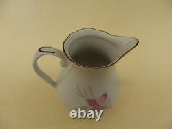 Ensemble de café vintage en porcelaine Kahla à fleurs, 15 pièces. Excellent