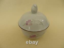 Ensemble de café vintage en porcelaine Kahla à fleurs, 15 pièces. Excellent