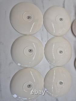 Ensemble de café vintage en poterie Poole Twintone champignon et sépia