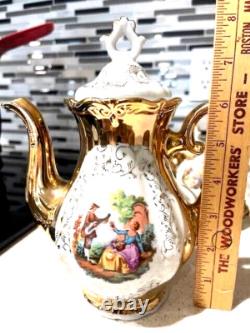 Ensemble de café vintage magnifique de Bavière, fabriqué en Allemagne, Madonna, jamais utilisé