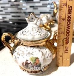 Ensemble de café vintage magnifique de Bavière, fabriqué en Allemagne, Madonna, jamais utilisé