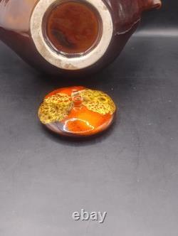 Ensemble de café vintage style Vallauris français, pot, cruche, sucre, 4 tasses et soucoupes Rfbx60