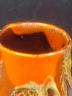 Ensemble de café vintage style Vallauris français, pot, cruche, sucre, 4 tasses et soucoupes Rfbx60