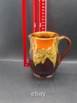 Ensemble de café vintage style Vallauris français, pot, cruche, sucre, 4 tasses et soucoupes Rfbx60