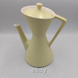 Ensemble de cafetière HUIZEN Carafe 6 tasses sous-tasses pichet et bol avec couvercle Hollande Citron années 60