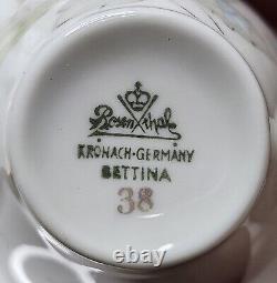 Ensemble de cafetière et de pot à chocolat en porcelaine Bettina de l'Allemagne à Kronach Rosenthal vintage pour enfants