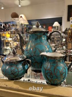 Ensemble de cafetière, sucrier et crémier vintage Marie Luise Seltmann Weiden Bavière