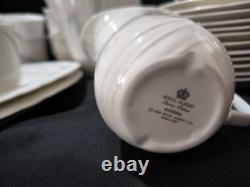 Ensemble de dîner et café Royal Albert Horizon AURORA 1986 très rare pour 6 personnes