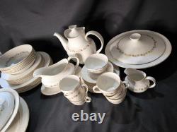 Ensemble de dîner et café Royal Doulton FAIRFAX vintage complet pour 6 personnes