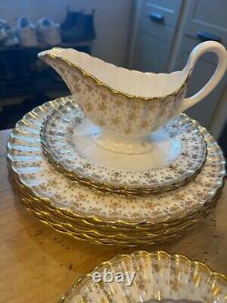 Ensemble de porcelaine Spode en or, porcelaine fine, porcelaine vintage, en parfait état