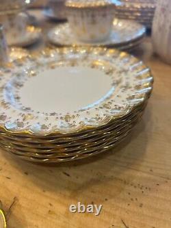 Ensemble de porcelaine Spode en or, porcelaine fine, porcelaine vintage, en parfait état