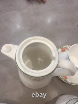 Ensemble de service à thé/café Dudson Lugano Vintage avec cruche à lait, sucrier et assiettes