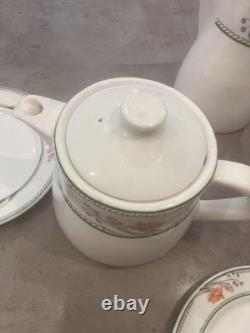 Ensemble de service à thé/café Dudson Lugano Vintage avec cruche à lait, sucrier et assiettes