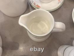 Ensemble de service à thé/café Dudson Lugano Vintage avec cruche à lait, sucrier et assiettes