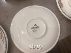 Ensemble de service à thé/café Dudson Lugano Vintage avec cruche à lait, sucrier et assiettes