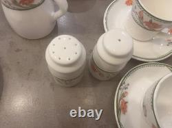 Ensemble de service à thé/café Dudson Lugano Vintage avec cruche à lait, sucrier et assiettes