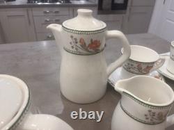 Ensemble de service à thé/café Dudson Lugano Vintage avec cruche à lait, sucrier et assiettes