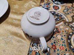 Ensemble de six pièces de thé/café allemand Vintage GDR Colditz