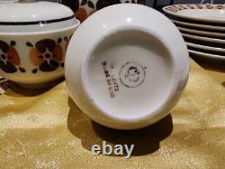 Ensemble de six pièces de thé/café allemand Vintage GDR Colditz