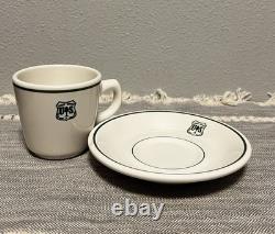 Ensemble de tasse et soucoupe vintage du Service forestier des États-Unis des années 1930 (voir description)