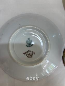 Ensemble de tasses à café en porcelaine peintes à la main vintage RS Reinhold Schlegelmilch Allemagne