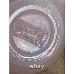 Ensemble de tasses à café et soucoupes Arcopal harlequin pastel Vintage en verre français