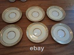 Ensemble de tasses à café et soucoupes Vintage Copeland Spode, vers 1900