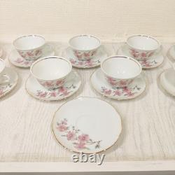 Ensemble de tasses et soucoupes à espresso Vintage Vista Alegre Portugal pour 9 Ensemble de tasses et soucoupes à espresso Vintage Vista Alegre Portugal pour 9