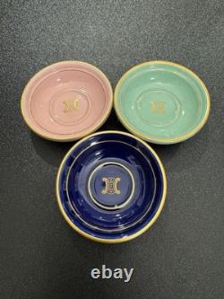 Ensemble de tasses et soucoupes à thé et café vintage Wedgwood avec assiettes à gâteau + 3 mini Celine