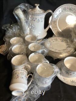 Ensemble de thé / café PARAGON FLORABELLE vintage de 46 pièces neuf