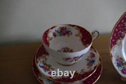 Ensemble de thé/café Paragon Rockingham Red