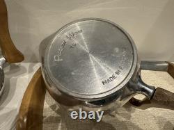 Ensemble de thé/café Picquot Ware vintage design des années 1950, 5 pièces