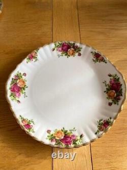 Ensemble de thé/café Royal Albert en porcelaine fine 23 pièces vintage 1962 'Old Country Roses'