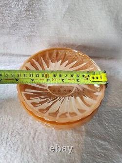 Ensemble de thé/café Vintage Anchor Hocking Fire King Lustre Pêche / 25 pièces