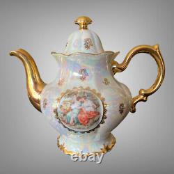 Ensemble de thé/café en porcelaine Madonna Sonnenberg RDA des années 1960 pour 4 personnes, 16 pièces