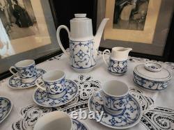 Ensemble de thé/café en porcelaine allemande Vintage Winterling Strawflower Bavaria