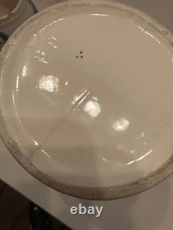 Ensemble de thé/café en poterie anglaise vintage en forme de tête de renard : théière, pichet, cruche et sucre.