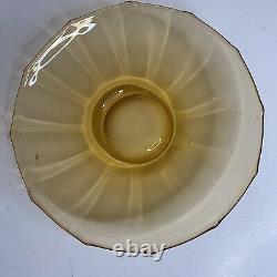 Ensemble de thé/café en verre de dépression ambre vintage pour 12/2 ensembles de tasses et soucoupes