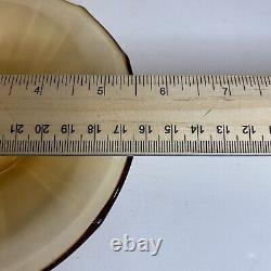 Ensemble de thé/café en verre de dépression ambre vintage pour 12/2 ensembles de tasses et soucoupes