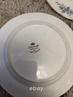 Ensemble de thé, café et gâteau en porcelaine vintage Colclough 'Coppelia' rare